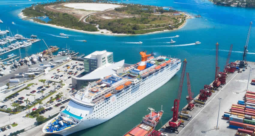 Cruise Port of Palm Beach cruise ships Grand Celebration
